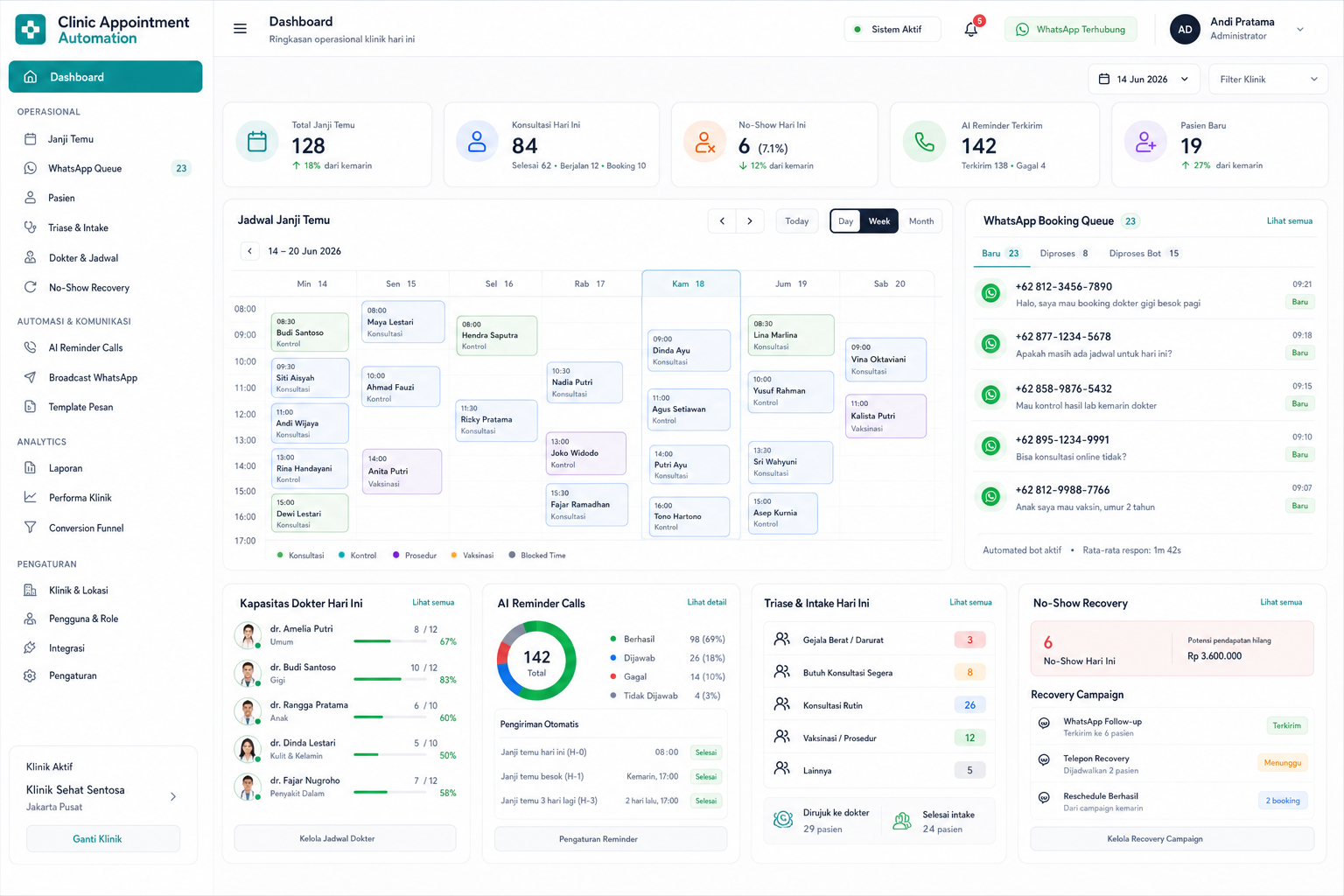 Clinic Appointment Automation preview