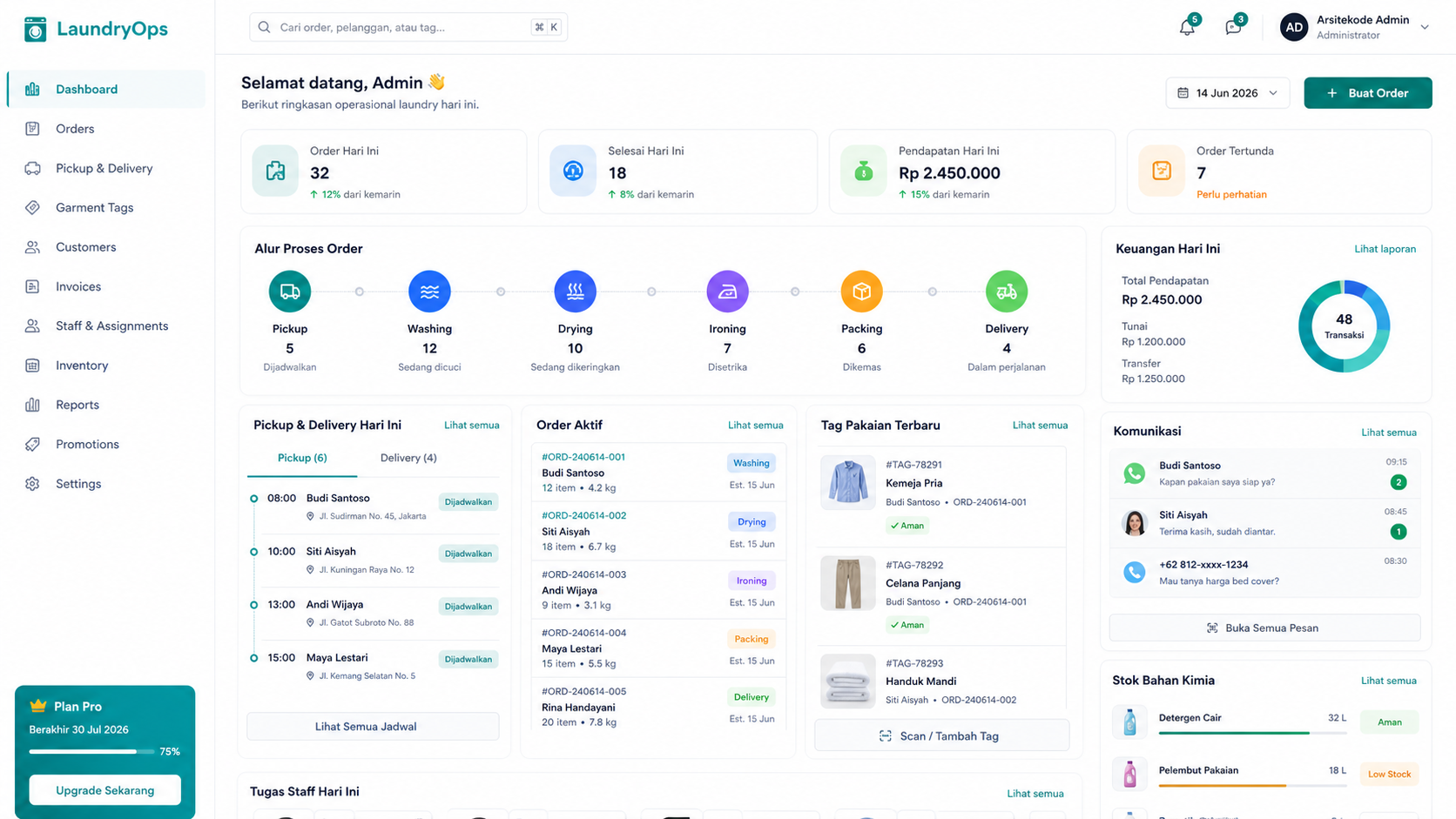 LaundryOps preview