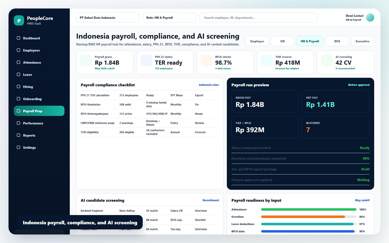 Payroll compliance preview