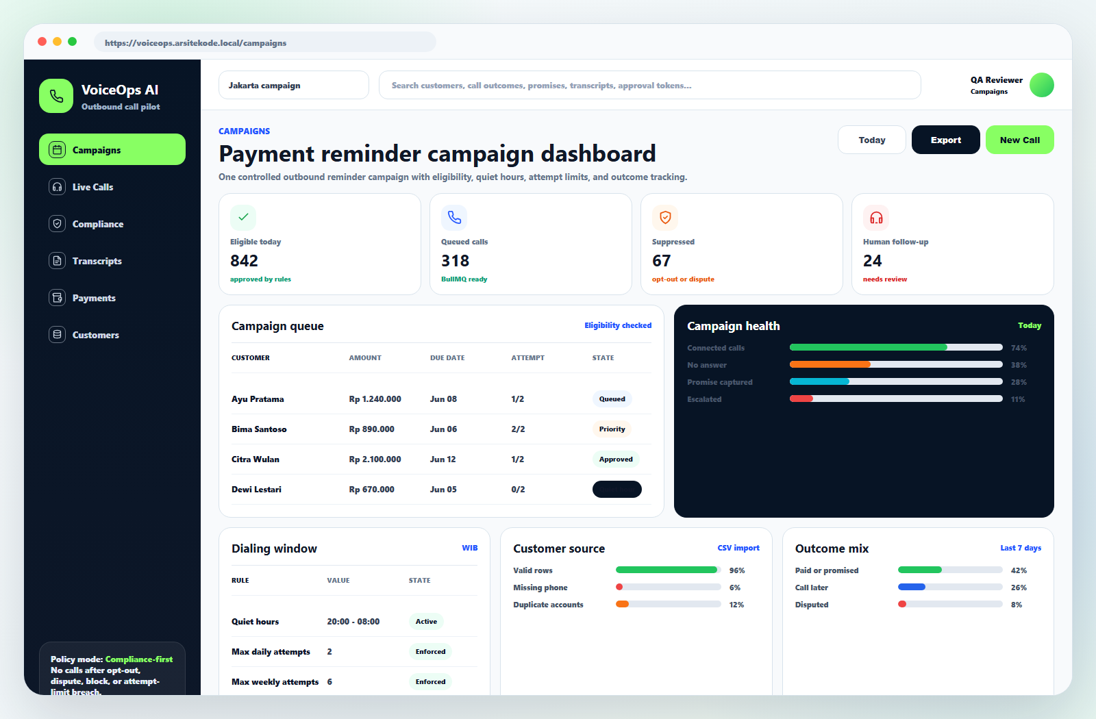 Screenshots preview